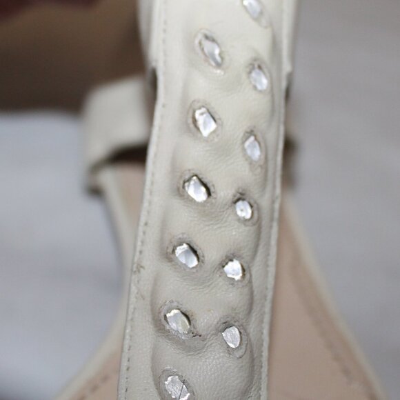 Authentic Givenchy Leather Crystal Rhinestone Gladiator Style Sandals Sh… - Picture 5 of 8